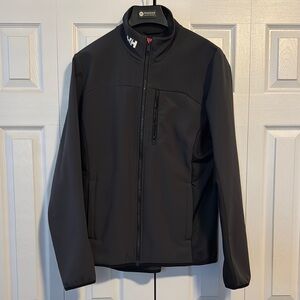 Helly Hansen Black Performance Jacket Lightweight Stand-Up Collar